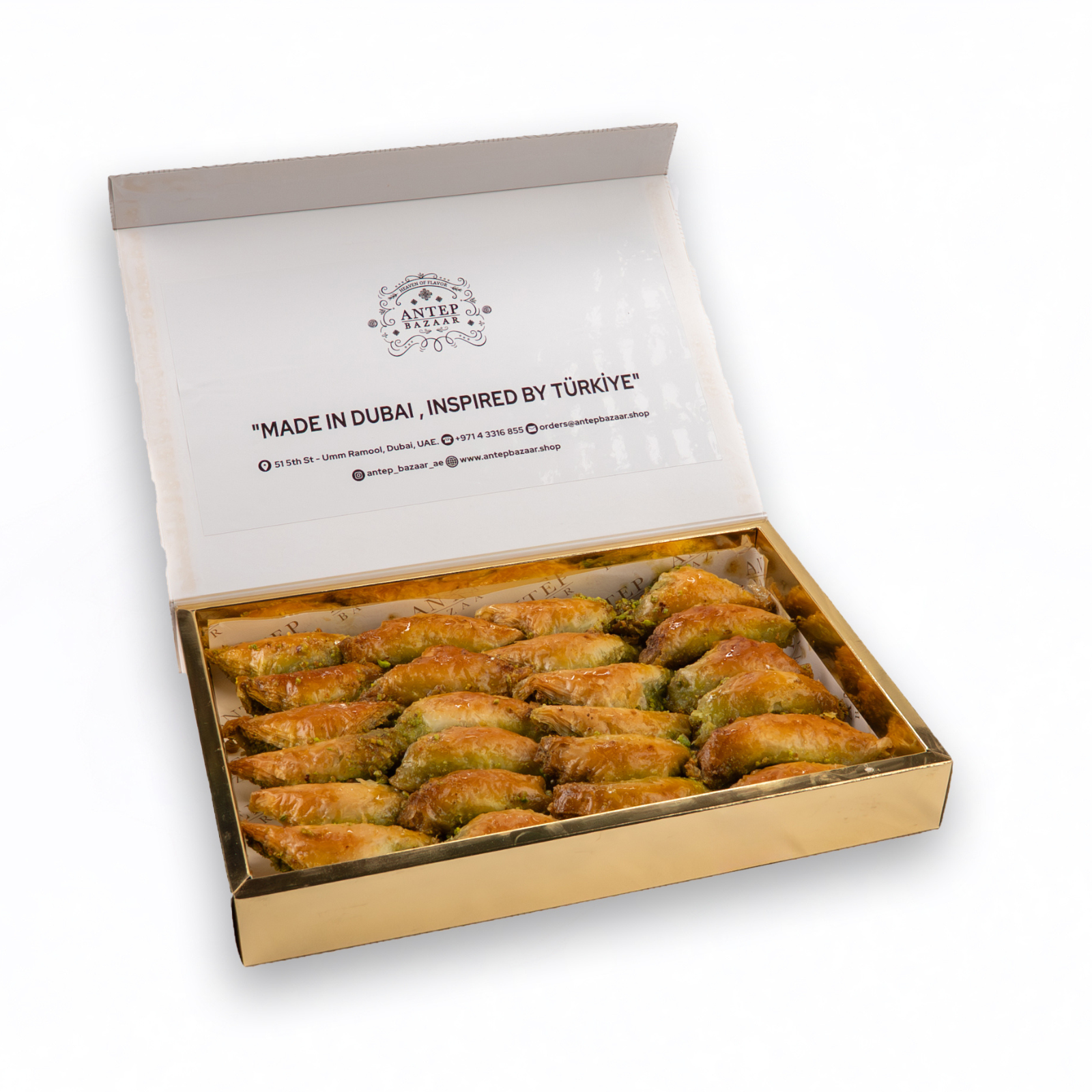 Şöbiyet – Baklava with Cream Filling | Antep Bazaar