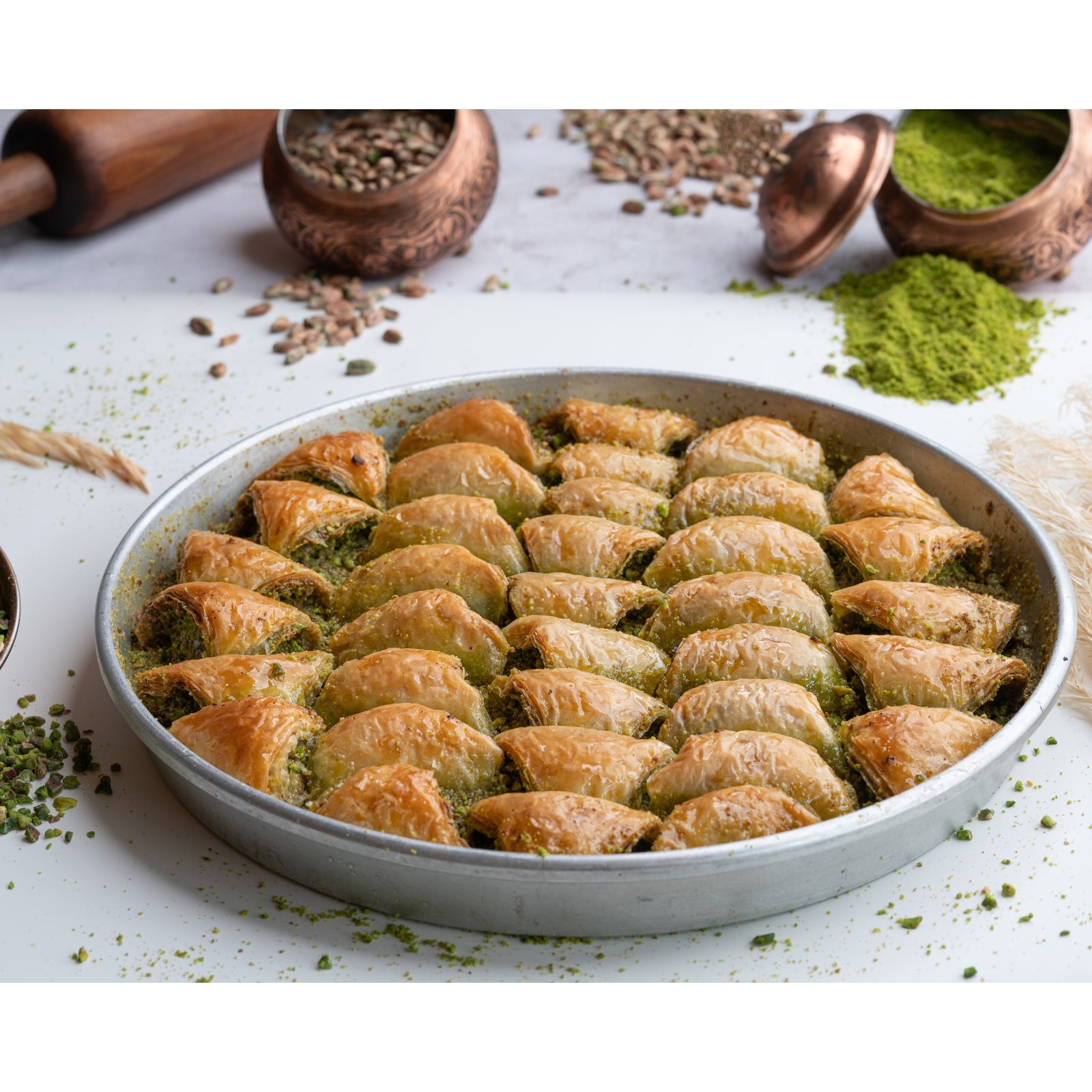 Special Sobiyet Baklava with Pistachio & Milk Cream - 2kg tray