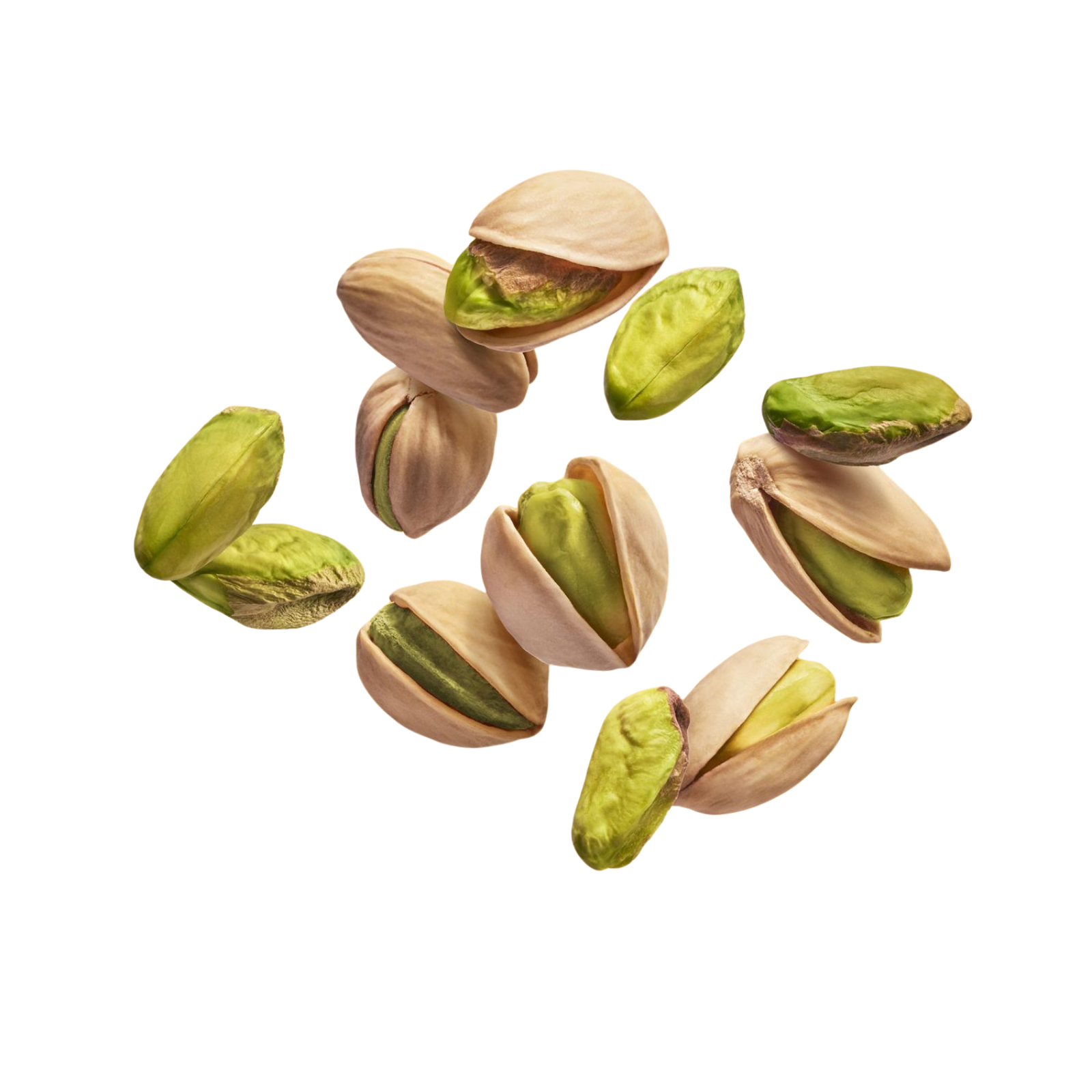 Rich in Nutrients – Pistachios are packed with protein, fiber, and essential vitamins like B6 and E.

Heart Healthy – Their healthy fats help support cardiovascular health and lower bad cholesterol.

Antioxidant Power – High in antioxidants such as lutein and polyphenols, pistachios help protect the body from oxidative stress.

Supports Weight Management – With their high protein and fiber content, pistachios promote fullness and can aid in healthy weight control.

Good for Eyes & Skin – The natural antioxi